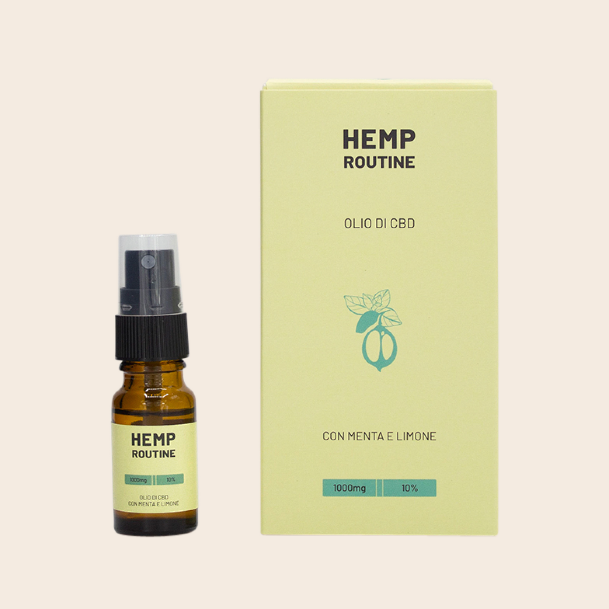 Spray CBD al Limone e Menta